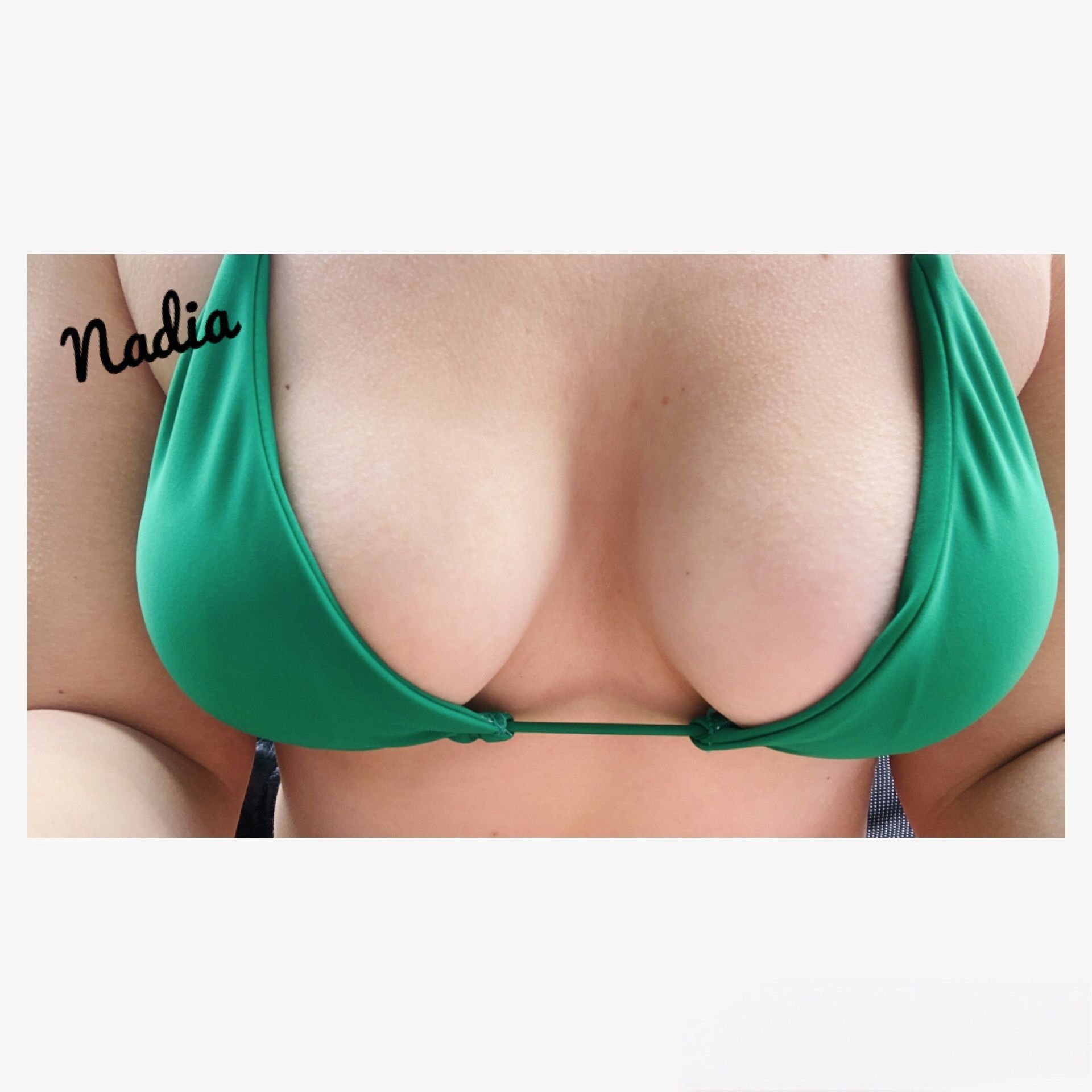 Green Bikini Signed Printed Picture