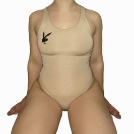 Playboy Tan Thong Bodysuit