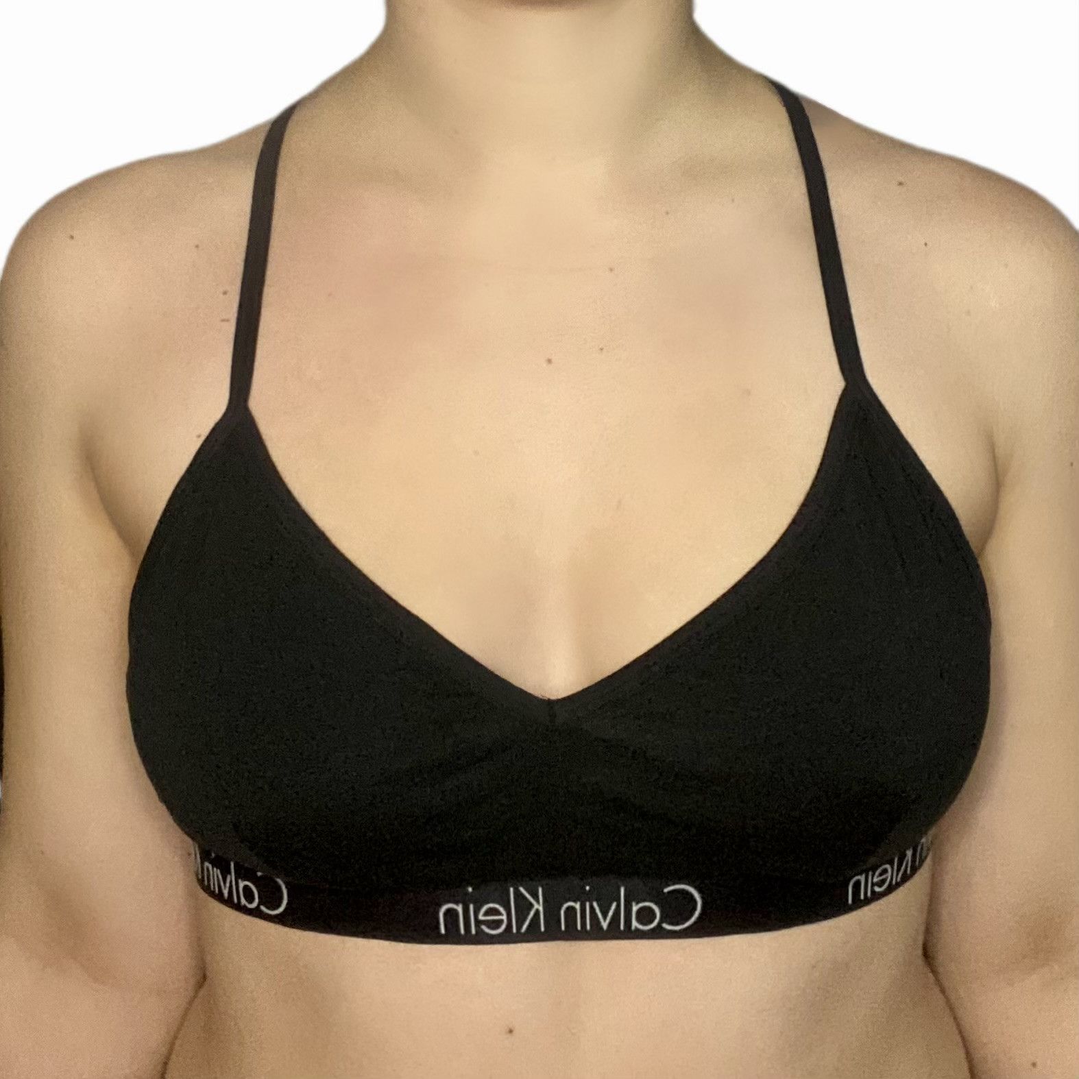 Black Calvin Klein Yoga Sports Bra