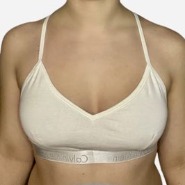 White Calvin Klein Yoga Sports Bra