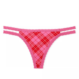 Victorias Secret Plaid Thong Panties