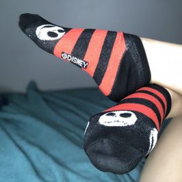 Striped Halloween Socks