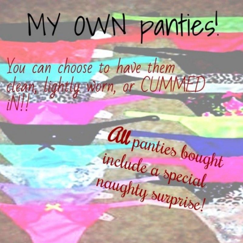 MY REAL PANTIES!