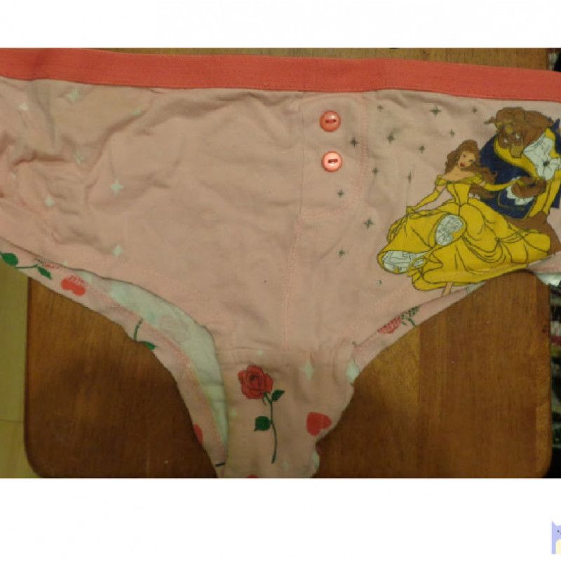 Used Beauty and the Beast panties