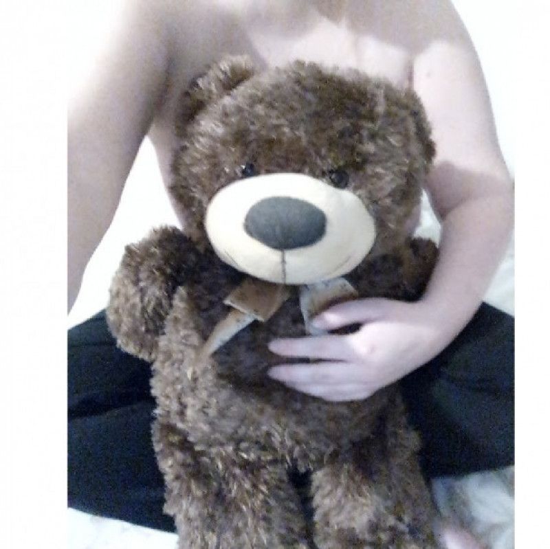 Topless with teddy 40 photos