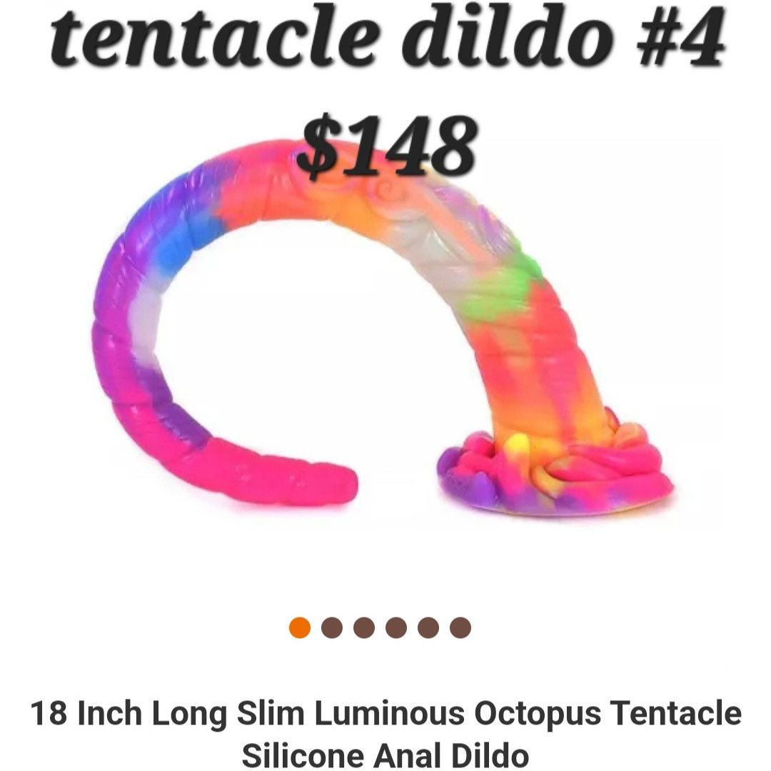 Neon tentacle dildo 4