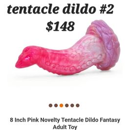 Pink tentacle dildo 2