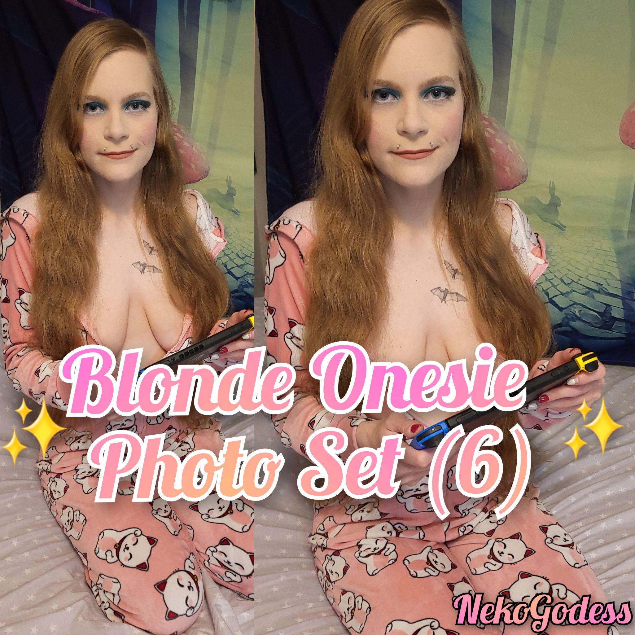 Blonde Onesie Photo Set