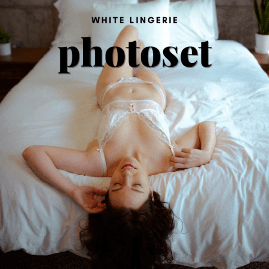 White Lingerie Photoset