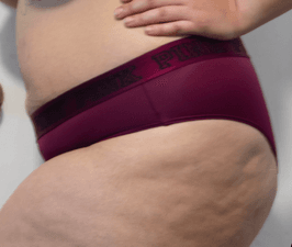 Maroon Silky VS PINK Brand Panties