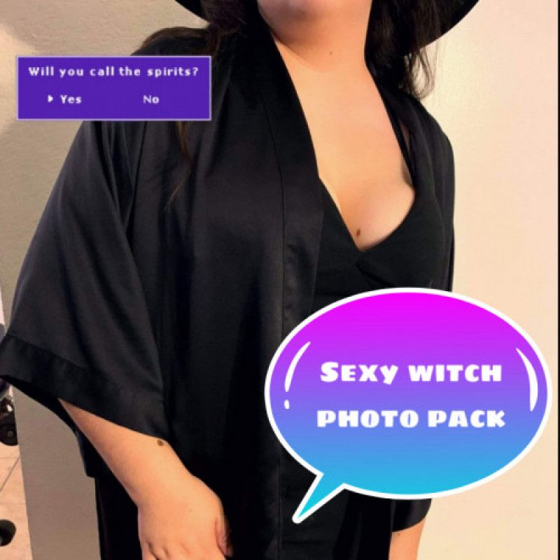 Sexy Witch Photo Pack