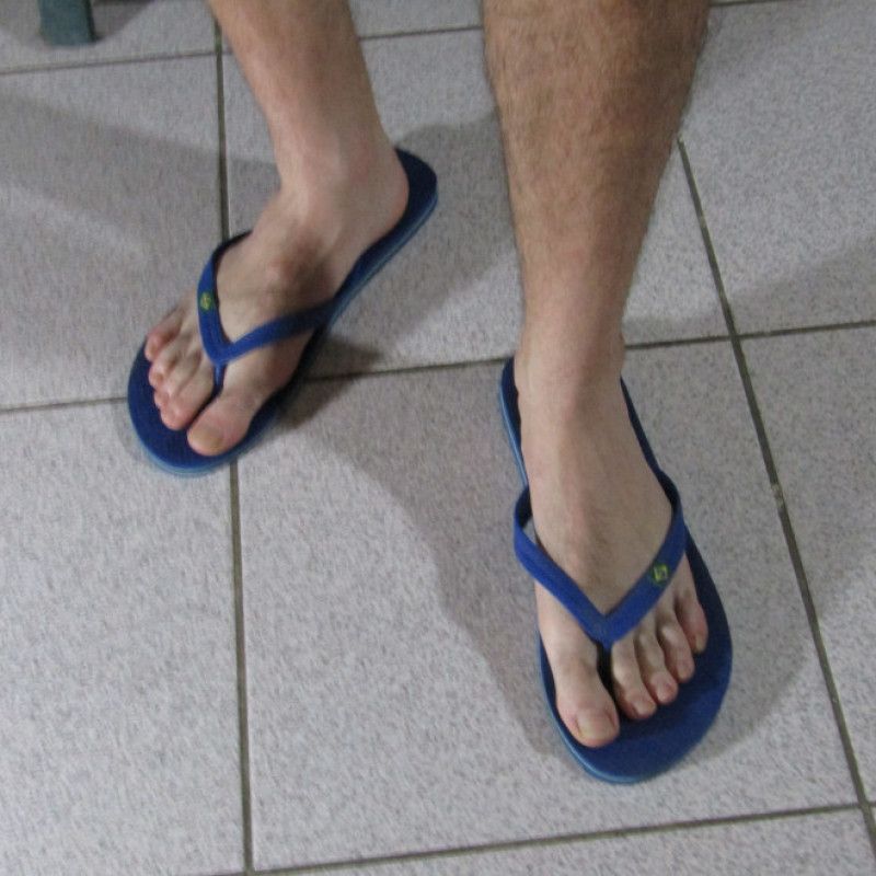 blue flipflop