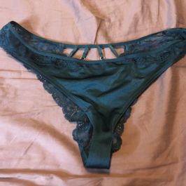 Deep Green Poly Satin Bikini