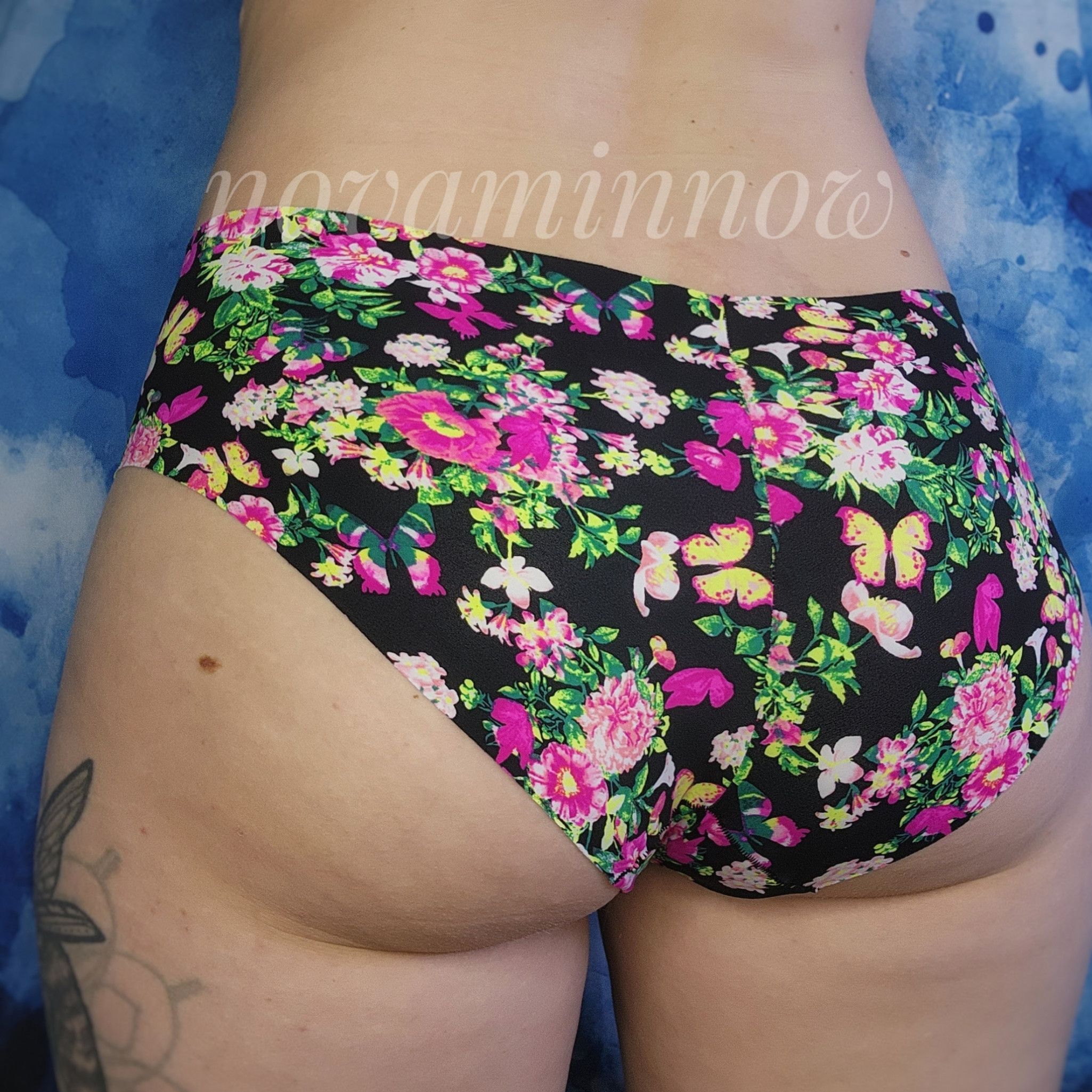 Dark Floral VS Panties