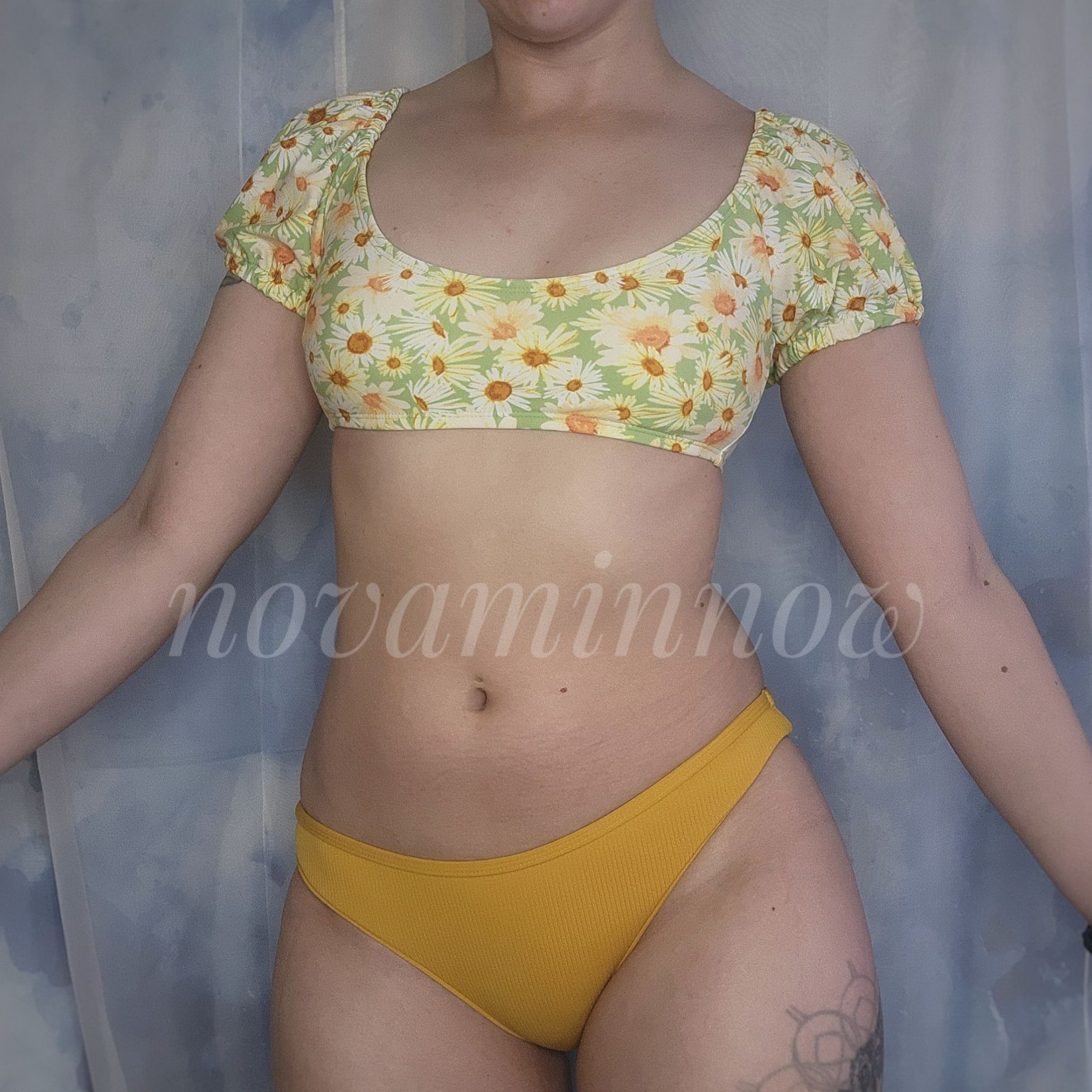 Yellow Daisy Swimsuit