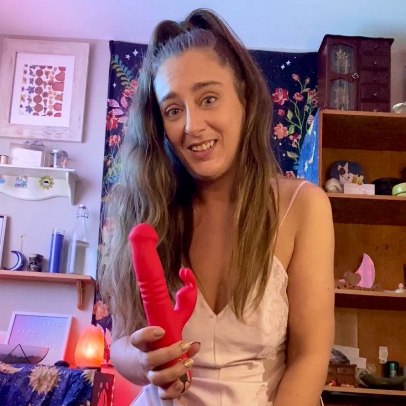 Used Rabbit Vibrator Dildo Sex Toy