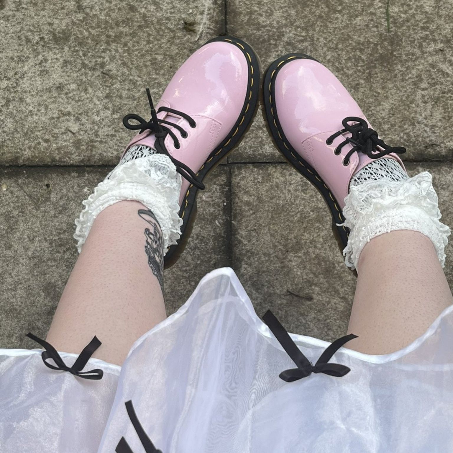 PINK DOC MARTEN SHOES