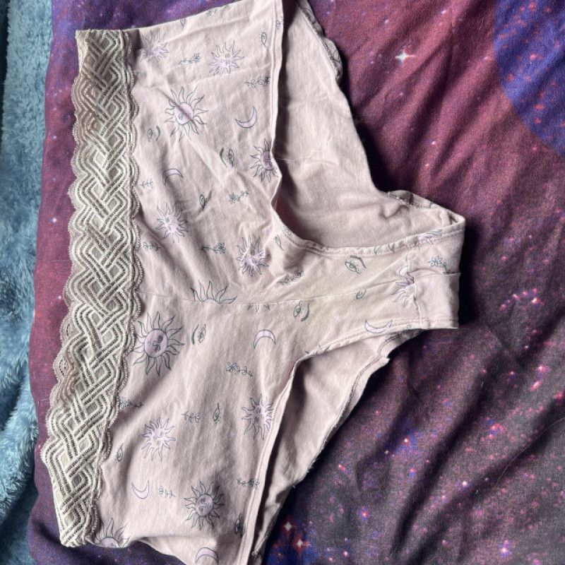 Purple Sun and Moon Boyshort