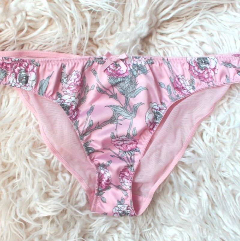 Pink Floral Panties