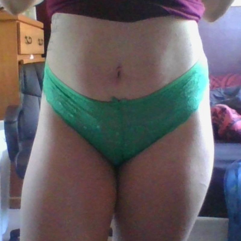 Green Lacy Panties