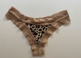 Leopard Print Thong