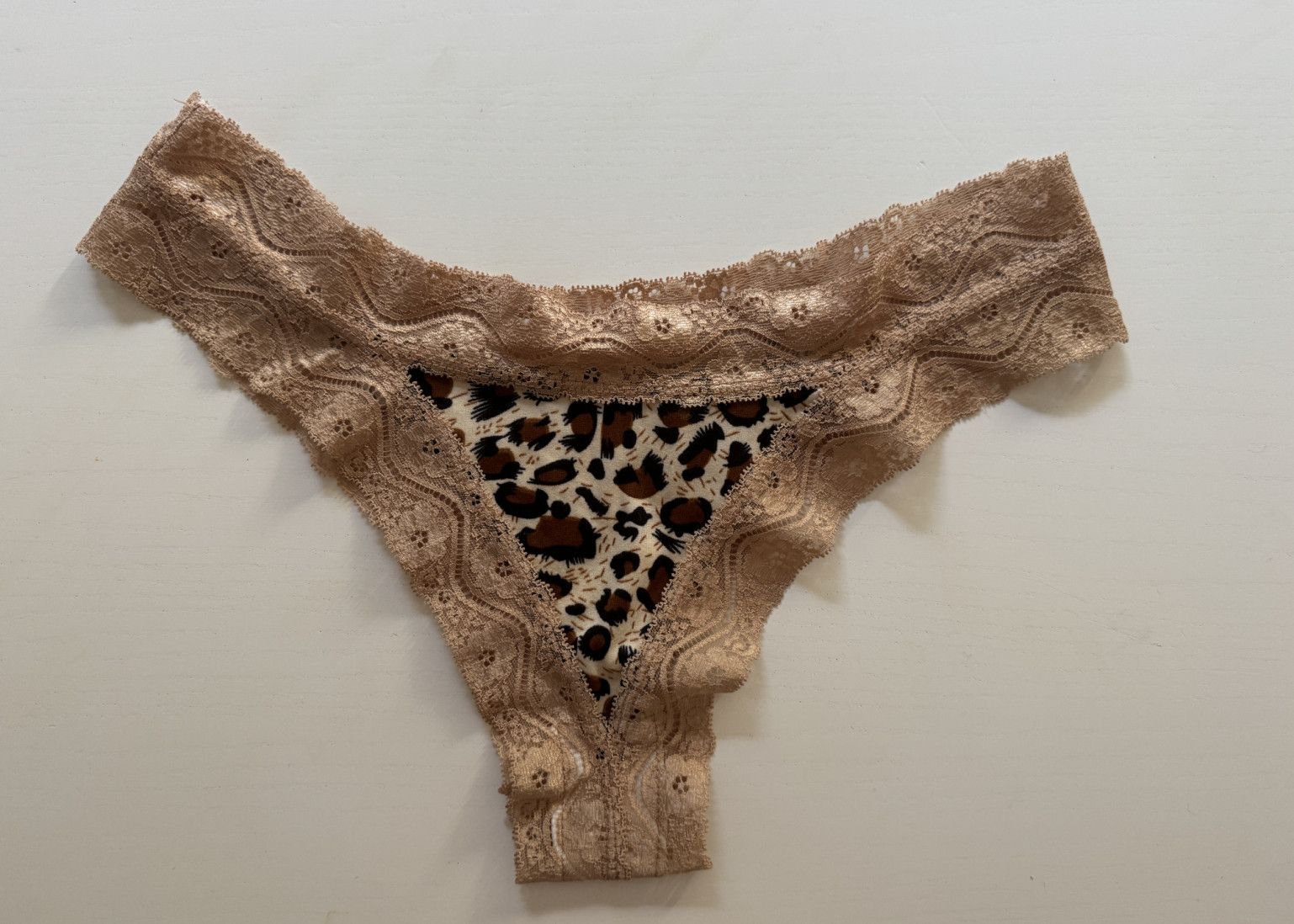 Leopard Print Thong