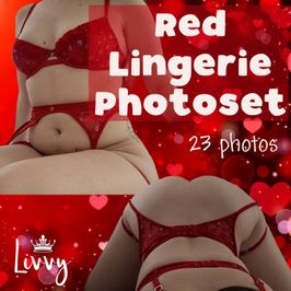 Red Lingerie Photoset