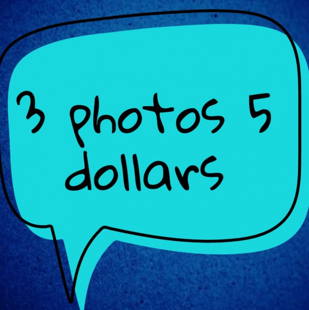 3 photos 5dollars