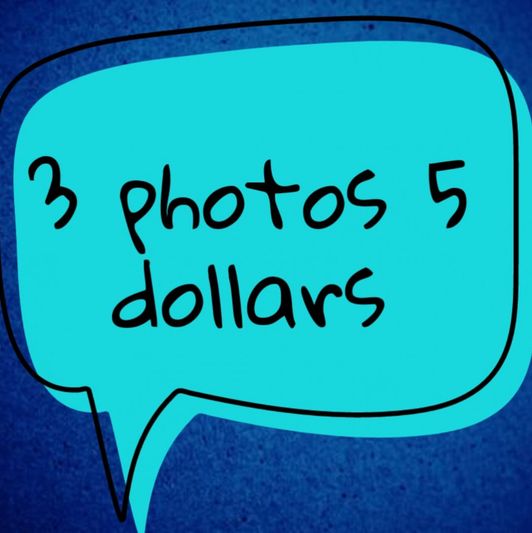 3 photos 5dollars