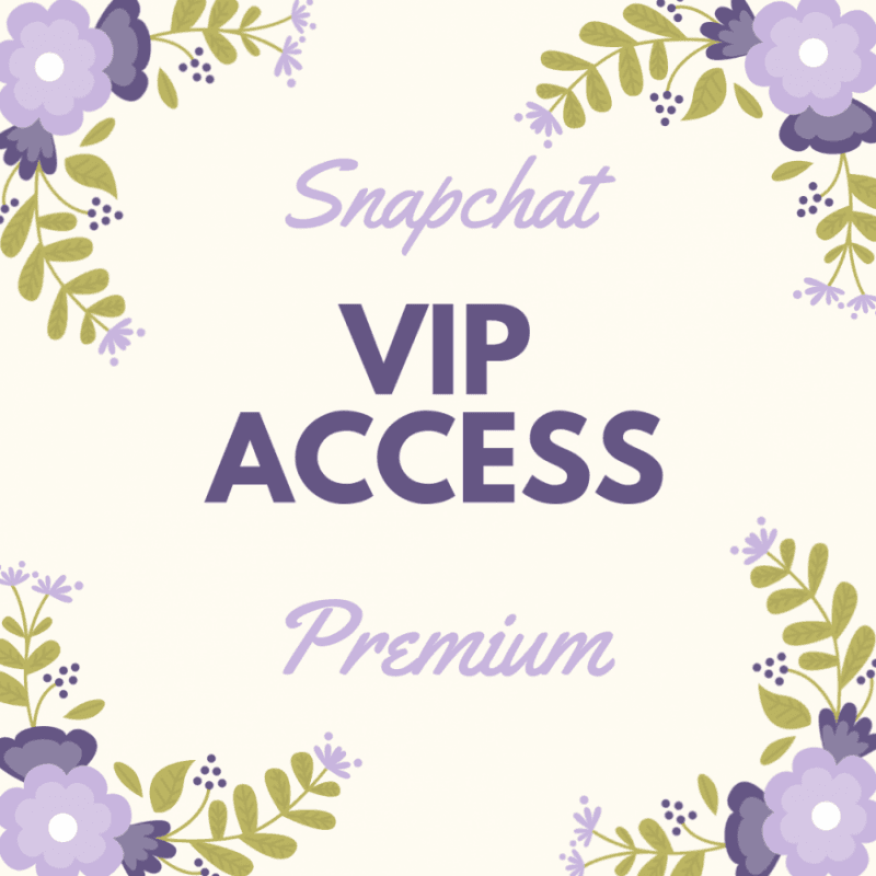 Snapchat VIP Access