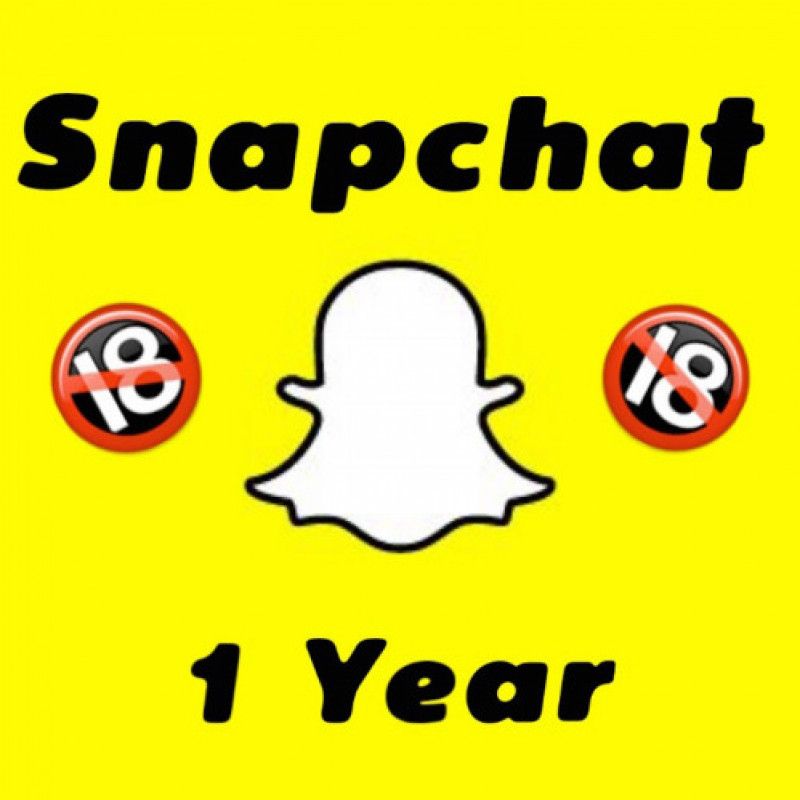 1 Year Snapchat