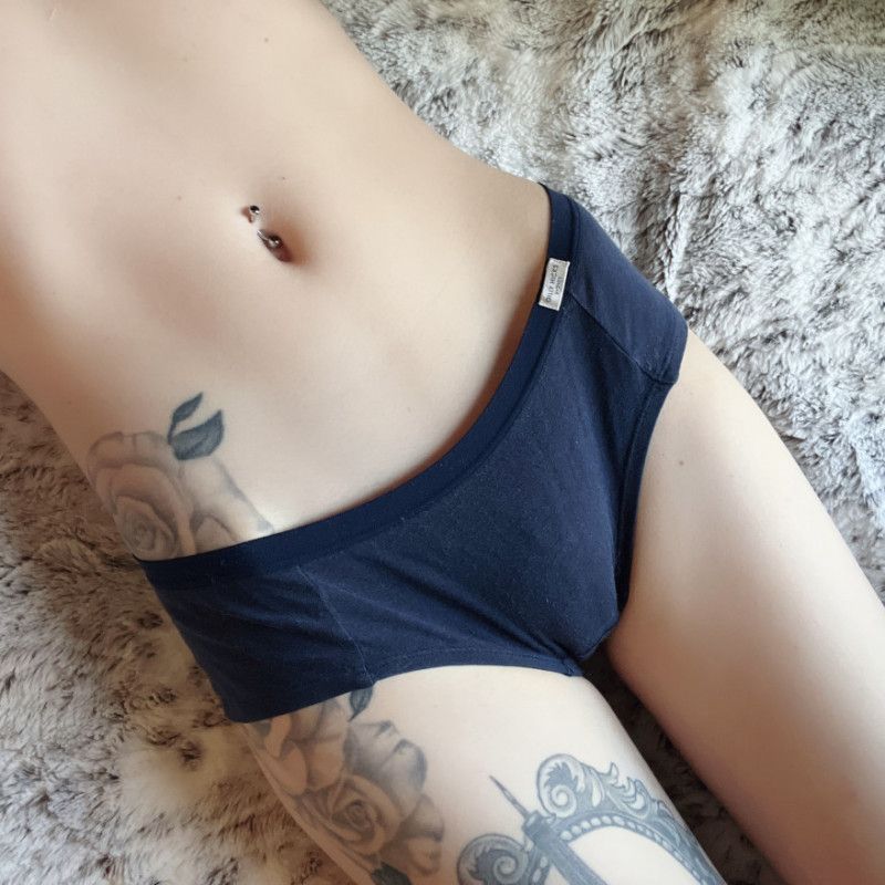 XS Navy Blue Bikini Panties