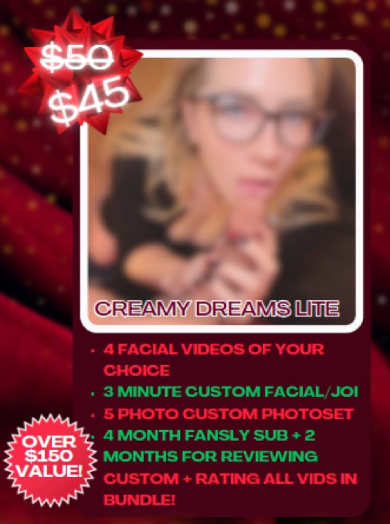 Creamy Dreamy Lite Facial Holiday Bundle