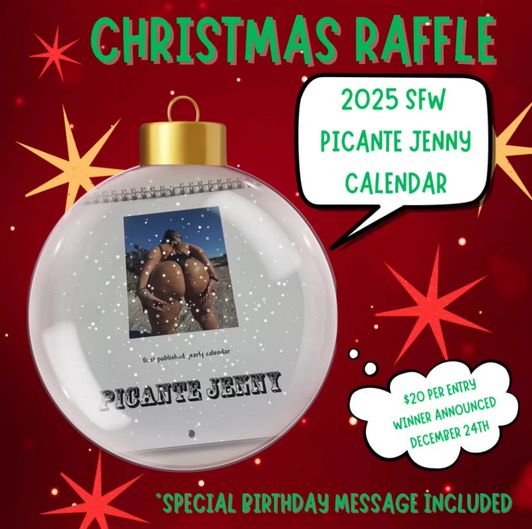 RAFFLE 2025 SFW CALENDAR