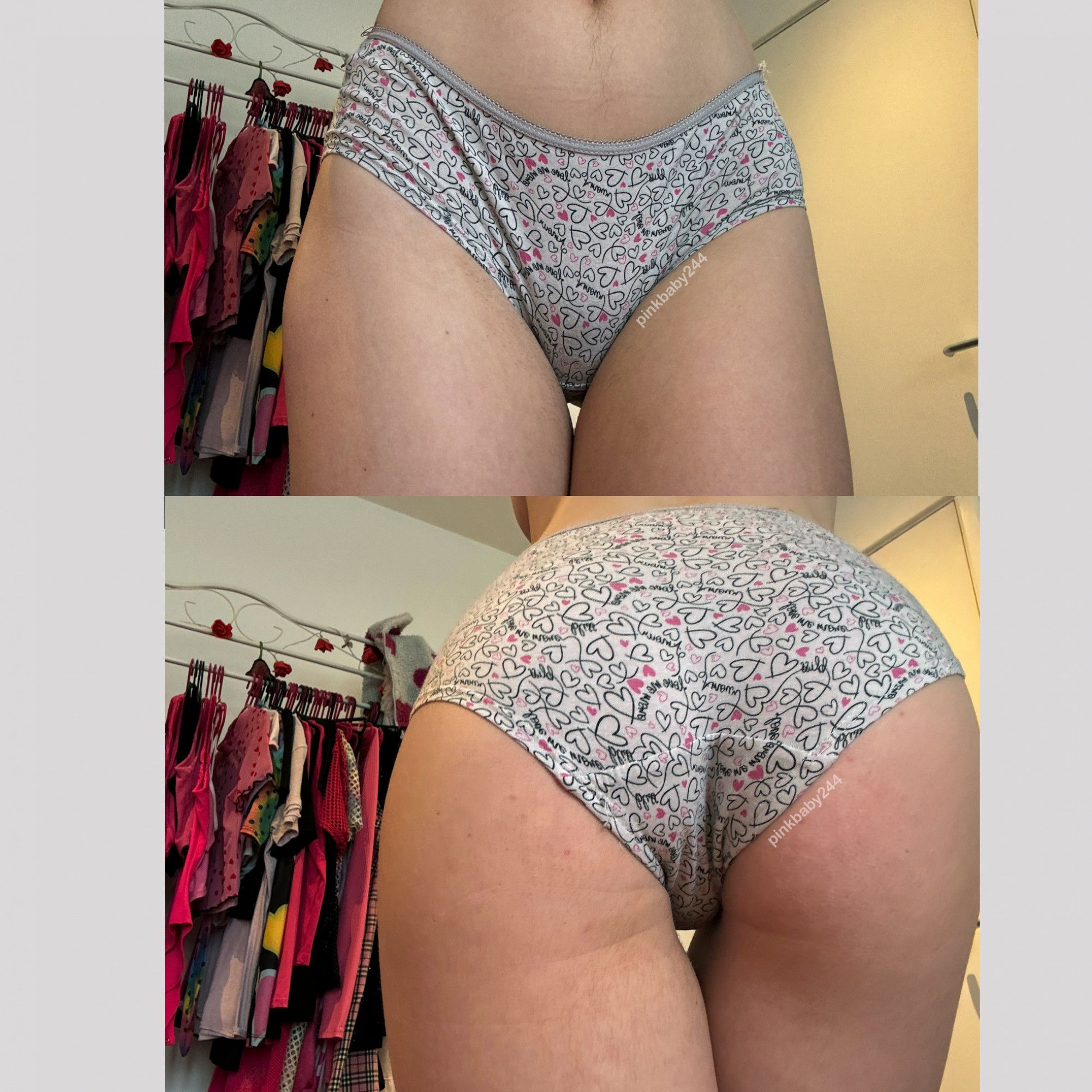 heart graphic panties