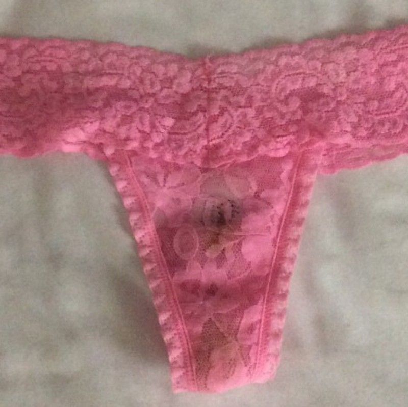 Pink Lace Thong