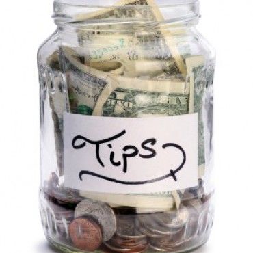 Small tip jar!