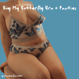 Butterfly Bra and Panties