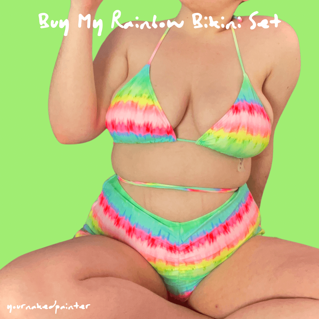 Rainbow Bikini Set