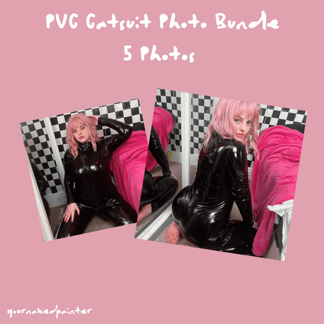 PVC Catsuit Photo Bundle