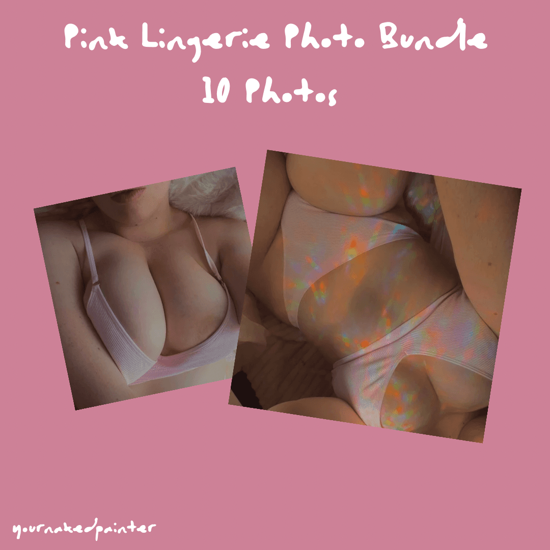 Baby Pink Lingerie Photo Bundle