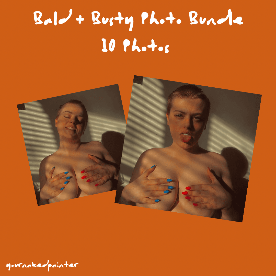 Bald and Busty Photo Bundle