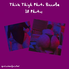 Thick Thigh Fishnets Photo Bundle