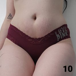 Maroon Cheeky Panty