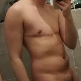 FTM twink fully nude