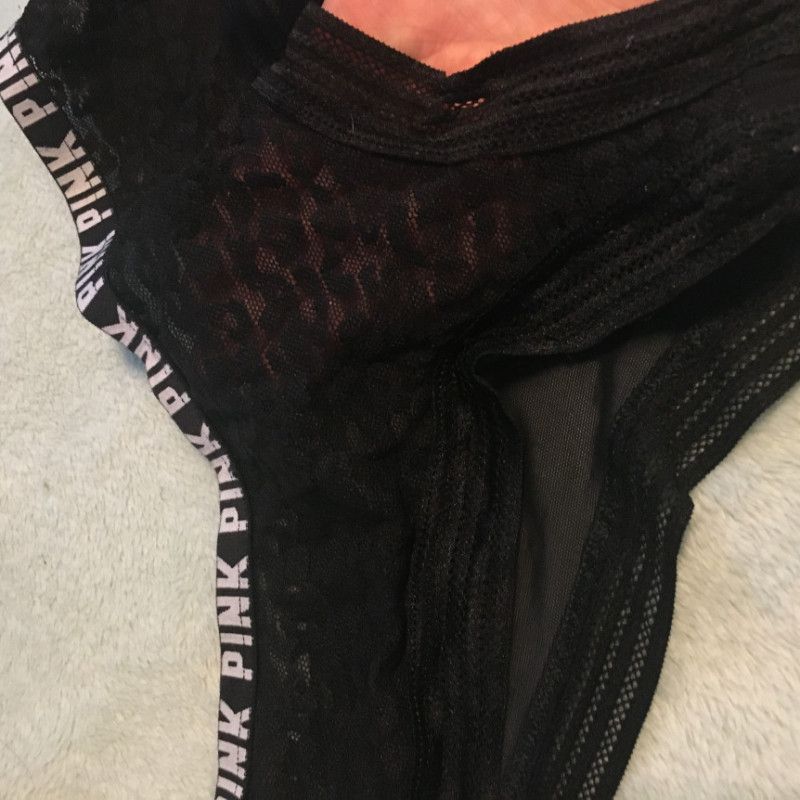 lace and mesh black cheetah print pantys