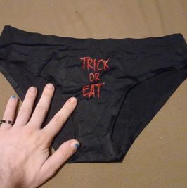 Worn Trick or Eat Panties