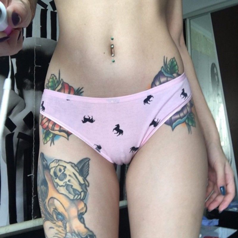 Pink pony panties