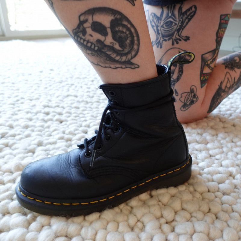 Black Doc Marten Boots