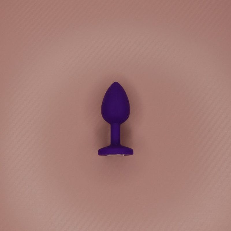 Small Used Butt Plug with Purple Crystal